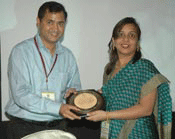 Dr. Roy receiving Awards