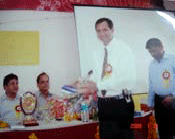 Dr. Roy receiving Awards