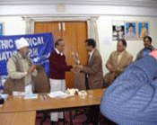 Dr. Roy giving Awards